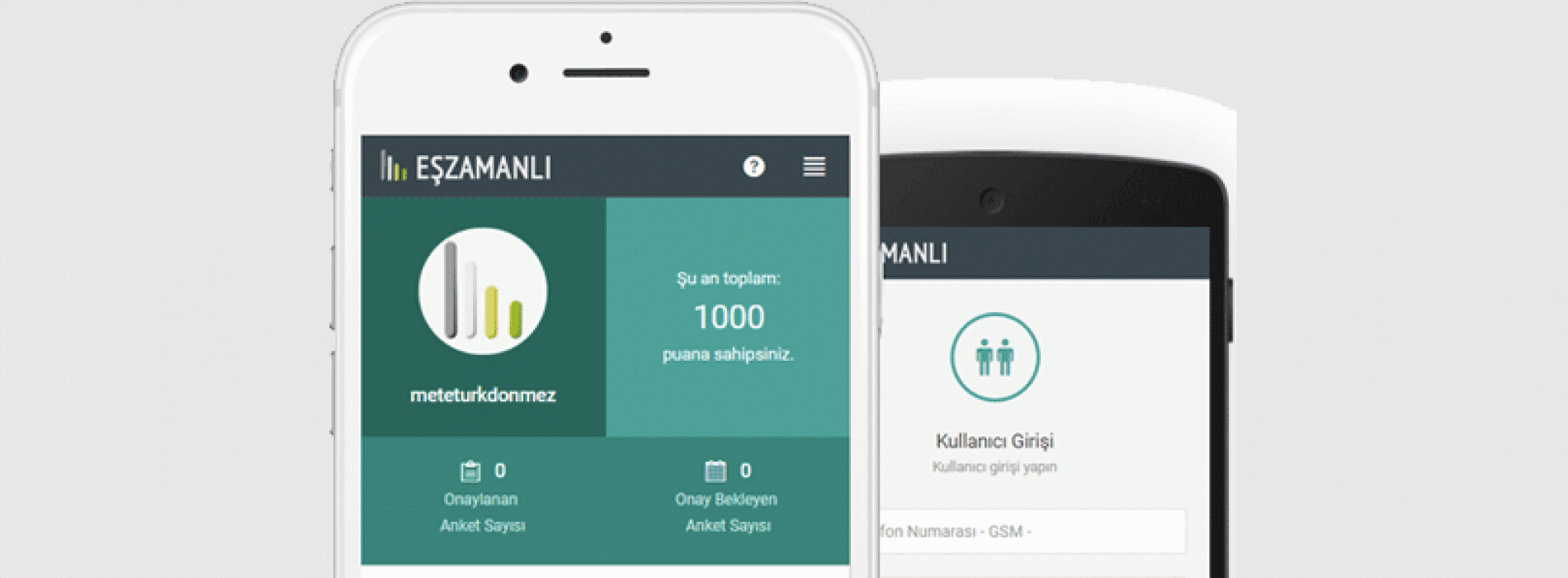 Eşzamanlı-Umfrage Applikation ist herausgegeben